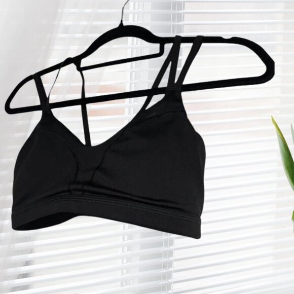 PUMA Eversculpt Low Impact Sports Bra XS Strappy Back Shape Enhancing Logo Black - Picture 4 of 8